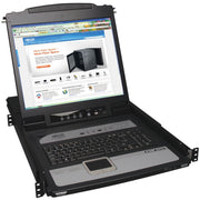 B020-U08-19-IP_Tripp Lite NetDirector B020-U08-19-IP Rackmount LCD with KVM - Steel Housing