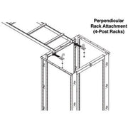 Tripp Lite by Eaton SRLADDERATTACH Mounting Bracket for Cable Ladder - Black - SRLADDERATTACH