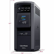 CyberPower CP1000PFCLCD UPS 1000VA 600W PFC compatible Pure sine wave - CP1000PFCLCD