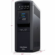 CyberPower PFC Sinewave CP1500PFCLCD - Capacity: 1500VA / 1000W - CP1500PFCLCD