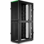 APC by Schneider Electric NetShelter SX Server Rack Gen 2, 42U, 1991H x 600W x 1070D mm, with Sides, Black - AR3100B2