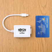 Tripp Lite 6in Mini DisplayPort to DVI Adapter Converter mDP to DVI-I M/F 6" - P137-06N-DVI