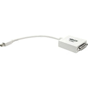 Tripp Lite 6in Mini DisplayPort to DVI Adapter Converter mDP to DVI-I M/F 6" - P137-06N-DVI
