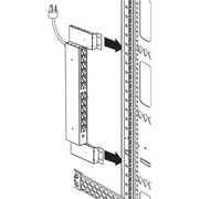 Tripp Lite by Eaton PDUSIDEBRKT Mounting Bracket for PDU - Black - PDUSIDEBRKT