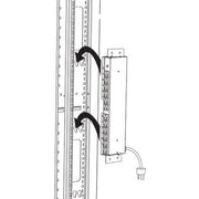 Tripp Lite by Eaton PDUSIDEBRKT Mounting Bracket for PDU - Black - PDUSIDEBRKT