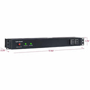 CyberPower Rackbar Surge Suppressor RM 1U RKBS15S2F8R 15A 10-Outlet - RKBS15S2F8R
