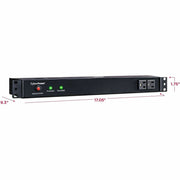 CyberPower Rackbar Surge Suppressor RM 1U RKBS15S2F12R 15A 14-Outlet - RKBS15S2F12R