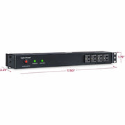 CyberPower Rackbar Surge Suppressor RM 1U RKBS15S4F12R 15A 16-Outlet - RKBS15S4F12R