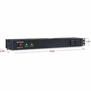 CyberPower Rackbar Surge Suppressor RM 1U RKBS20S2F8R 20A 10-Outlet - RKBS20S2F8R