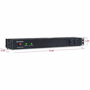 CyberPower Rackbar Surge Suppressor RM 1U RKBS20S2F10R 20A 12-Outlet - RKBS20S2F10R