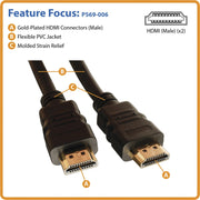 Tripp Lite series P569-016 High Speed HDMI Cable with Ethernet - P569-016