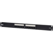 Tripp Lite 24-Port Cat6 Cat5 Patch Panel Rackmount 568A/B 110 Punch down RJ45 0.5URM - N252-024-HU