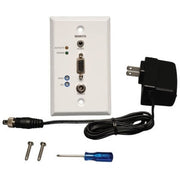 Tripp Lite by Eaton B132-100A-WP-1 TAA/GSA Compliant Wallplate Video Console - B132-100A-WP-1