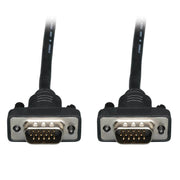 P502-006-SM_Tripp Lite 6ft VGA Coax Monitor Cable Low Profile with RGB High Resolution HD15 M/M 6'