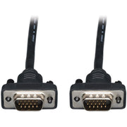 Tripp Lite 6ft VGA Coax Monitor Cable Low Profile with RGB High Resolution HD15 M/M 6' - P502-006-SM