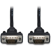 Tripp Lite 6ft VGA Coax Monitor Cable Low Profile with RGB High Resolution HD15 M/M 6' - P502-006-SM