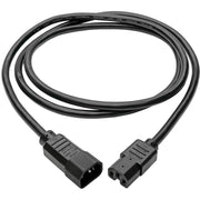 Tripp Lite 6ft Computer Power Cord Cable C14 to C15 Heavy Duty 16A 14AWG 6' - P018-006