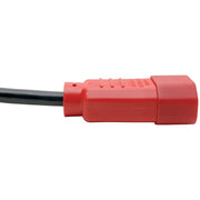 Tripp Lite 4ft Computer Power Cord Extension Cable C14 to C13 Red 10A 18AWG 4' - P004-004-RD