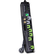 CyberPower CSHT706TCG Home Theater Energy Saving 7-Outlets Surge Suppressor AV protection - Plain Brown Boxes - CSHT706TCG