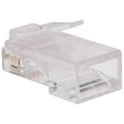 Tripp Lite by Eaton N030-100-FL 100-Pack of RJ45 Plugs for Flat Solid / Stranded Conductor Cable - N030-100-FL