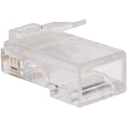 N030-100-FL_Tripp Lite by Eaton N030-100-FL 100-Pack of RJ45 Plugs for Flat Solid / Stranded Conductor Cable