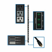 PDU3MV6L2120LV_Tripp Lite by Eaton 3-Phase Metered PDU