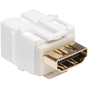 Tripp Lite HDMI Keystone Jack Snap-in Insert Module Coupler F/F White - P164-000-KJ-WH