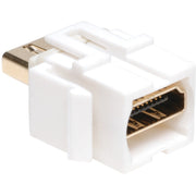 Tripp Lite HDMI Keystone Jack Snap-in Insert Module Coupler F/F White - P164-000-KJ-WH