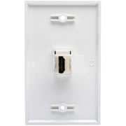 Tripp Lite HDMI Keystone Jack Snap-in Insert Module Coupler F/F White - P164-000-KJ-WH