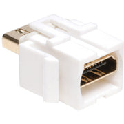 Tripp Lite HDMI Keystone Jack Snap-in Insert Module Coupler F/F White - P164-000-KJ-WH