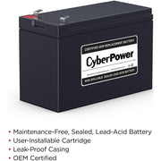 CyberPower RB1280 UPS Replacement Battery Cartridge - RB1280