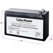 CyberPower RB1280A UPS Replacement Battery Cartridge - RB1280A