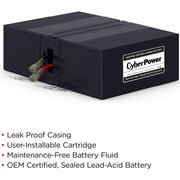 CyberPower RB1280X2A UPS Replacement Battery Cartridge - RB1280X2A