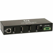 Tripp Lite by Eaton 4-Port Industrial USB 2.0 Hub with 15kV ESD Immunity