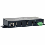 Tripp Lite by Eaton 4-Port Industrial USB 2.0 Hub with 15kV ESD Immunity - U223-004-IND