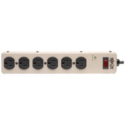Tripp Lite Waber Surge Protector Power Strip Metal 6 Outlet 6' Cord - PM6NS