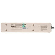 Tripp Lite Waber Surge Protector Power Strip Metal 6 Outlet 6' Cord - PM6NS
