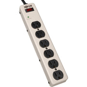 Tripp Lite Waber Surge Protector Power Strip Metal 6 Outlet 6' Cord - PM6NS