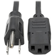P006-015_Tripp Lite 15ft Computer Power Cord Cable 5-15P to C13 10A 18AWG 15'