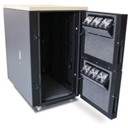 APC by Schneider Electric NetShelter CX 24U Secure Soundproof Server Room in a Box Enclosure - AR4024A