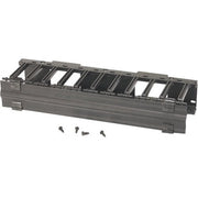 SB87019S2FB_Eaton RCM+ Horizontal Cable Manager, 19" Rackmount, 2 RMU, Flat Black