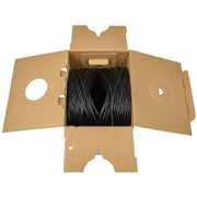 Tripp Lite by Eaton Cat5e 350 MHz Bulk Solid-Core PVC Cable, Black, 1000 ft - N022-01K-BK