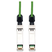 N280-01M-GN_Tripp Lite by Eaton 1M (3 FT.) Green SFP+ 10Gbase-CU Twinax CopperCable