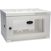 Tripp Lite by Eaton White SmartRack 6U Wall-Mount Rack Enclosure Cabinet