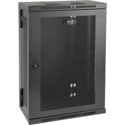 Tripp Lite by Eaton SmartRack Slim 18U Swinging Wall-Mount Rack Enclosure Cabinet