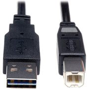 Tripp Lite series Universal Reversible USB 2.0 A-Male to B-Male Device Cable - 6ft - UR022-006