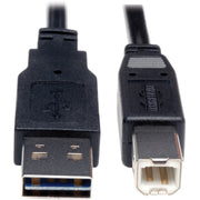 Tripp Lite series Universal Reversible USB 2.0 A-Male to B-Male Device Cable - 10ft