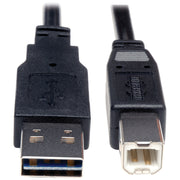 Tripp Lite series Universal Reversible USB 2.0 A-Male to B-Male Device Cable - 10ft - UR022-010