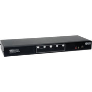 Tripp Lite by Eaton 4-Port Dual Monitor DVI KVM Switch with Audio and USB 2.0 Hub, Cables included