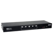 B004-2DUA4-K_Tripp Lite by Eaton 4-Port Dual Monitor DVI KVM Switch with Audio and USB 2.0 Hub, Cables included